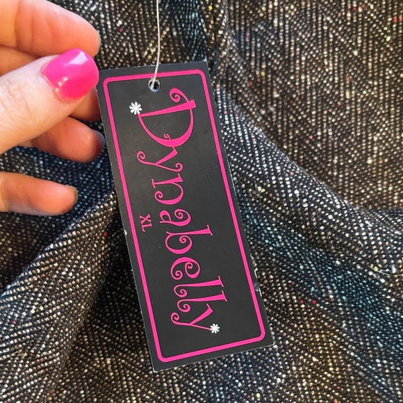 Women's Herringbone Boot Cut Pants - Black and Gray - Picture 2 of 5